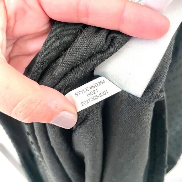 J Crew Factory V-Neck Tiered Knit Dress in Dot Black Size S - Picture 4 of 6